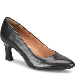 NEW SOFFT women's samy kitten heel in black